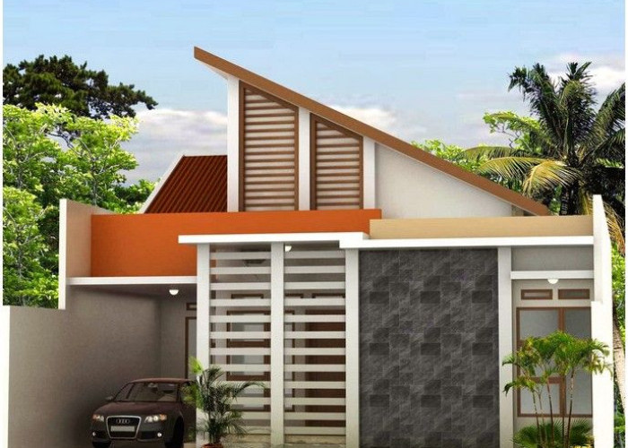 Inspirasi Desain Rumah Minimalis Atap Miring 2 Lantai yang Unik dan Estetik