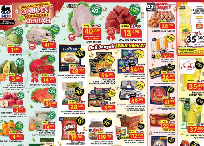 Promo Superindo Terbaru Minggu Ini 2 - 5 Maret 2026: Minyak Goreng Tropical 2L Rp 35.300