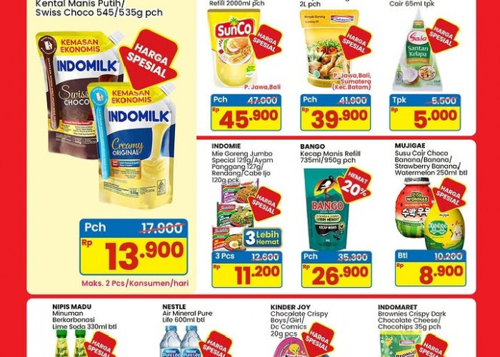 Promo Indomaret 22-28 Oktober 2026: Minyak Goreng Sunco Rp45.900 dan Merries Pants Rp58.900!