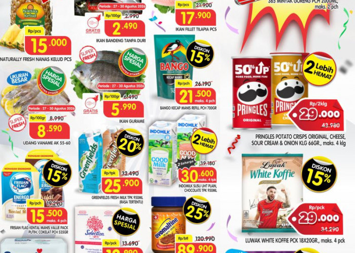 7 Produk Unggulan Promo JSM Superindo Minggu Ini: Ada Minyak Goreng & Daging Segar!