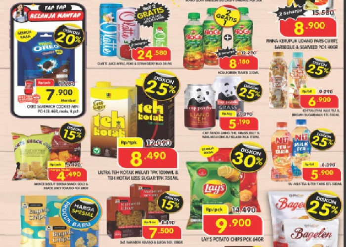Serbu Camilan & Minuman Ringan Hemat Banget di Promo Superindo Hari Ini 12 - 18 Februari 2026