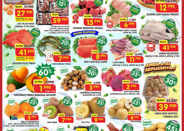 Promo JSM Superindo 30 Okt - 1 Nov 2026: Ayam Broiler Rp35.000/ekor & Telur Ayam Kampung 10's Rp24.900