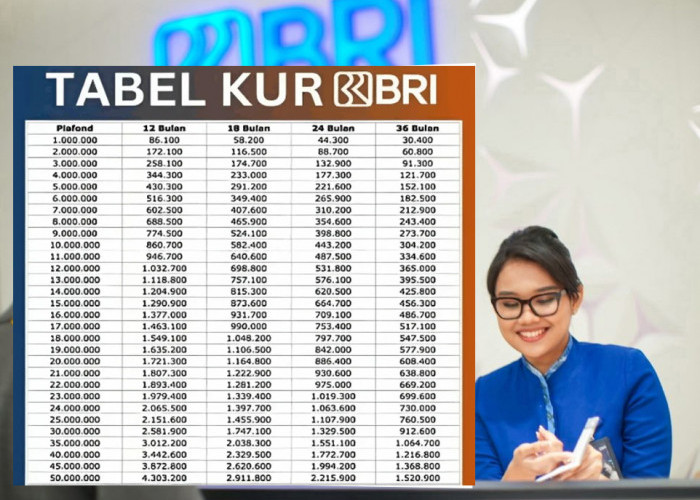 Tabel Angsuran Pinjaman KUR BRI 2026 Rp100 Juta ! Cek Simulasi Terbaru dan Cara Pengajuan Online