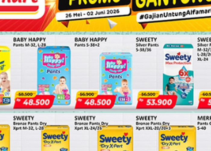Promo Gajian Alfamart 25 Mei - 1 Juni 2026 Hadirkan Popok Murah Rp40 Ribuan
