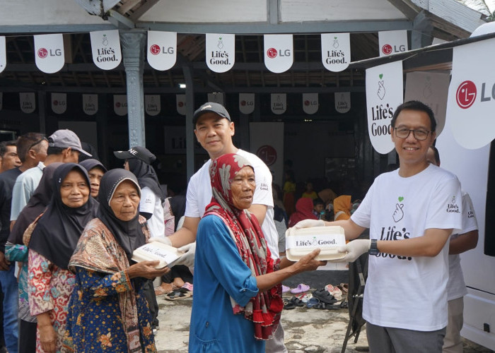 LG Bagikan 1.000 Paket Makanan dan Cek Kesehatan Gratis