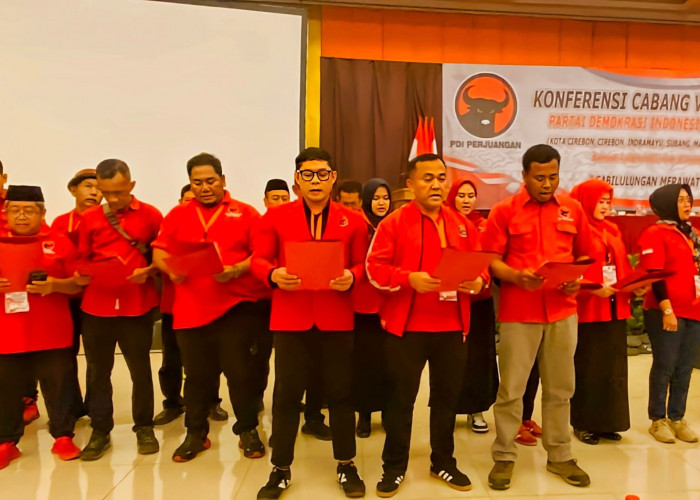 Rudiana Resmi Memimpin DPC PDIP Kabupaten Cirebon Periode 2025–2030 