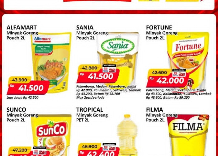Promo JSM Alfamart Spesial Kemerdekaan: Minyak Goreng 2L Mulai Rp41.500 dan Diskon Spesial!