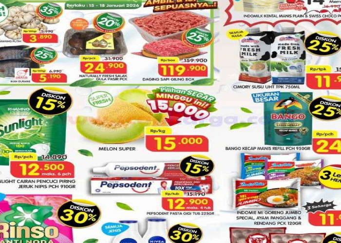 Lebih Murah Mana? Ini Perbandingan Promo JSM Superindo VS Alfamart Terbaru 16-18 Januari 2026