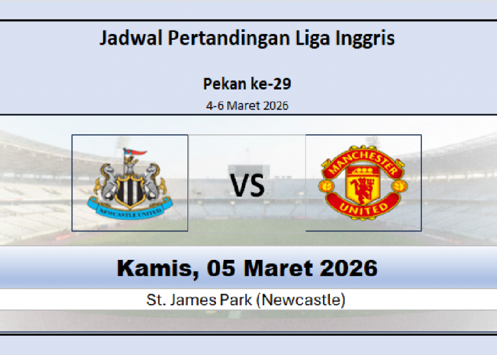 Jadwal Premier League: Newcastle United vs Manchester United, MU Secara Head to Head Kalah Dominan