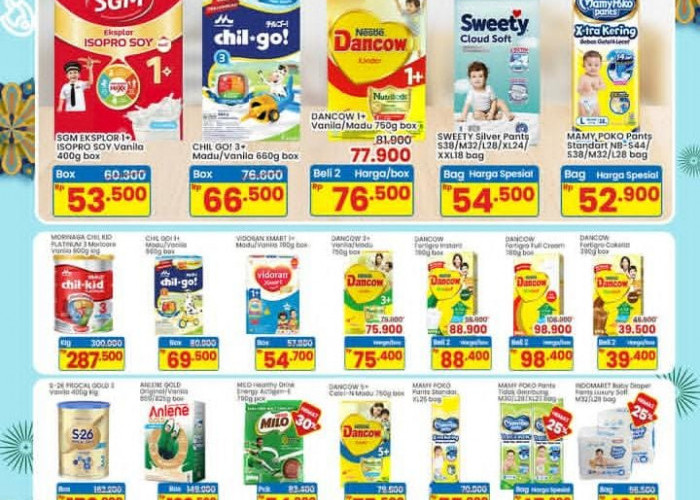 Promo Puncak Indomaret Hari Ini 18 Februari 2026, Khusus Keperluan Anak Diskon 35%