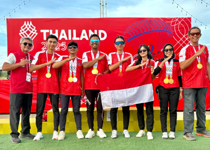 Perdana Tampil di SEA Games, Atlet Paralayang Majalengka Disha Fajar Praharini Langsung Sumbang Emas