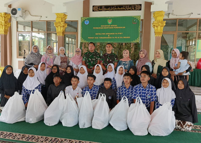 Sinergi Pengusaha dan Persit KCK Yonarhanud 14, Dukung Pendidikan Cirebon Lewat Bantuan Perlengkapan Sekolah