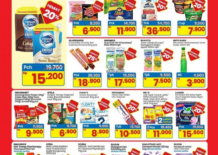 Promo Indomaret Terbaru 16-22 Juli 2026: Susu Frisian Flag Cuma Rp15.200 dan Diskon Besar Akhir Pekan!