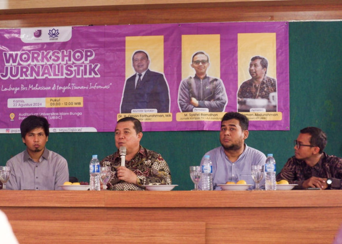 LPM FatsOen Ikuti Worshop Jurnalistik, Perlu Ambil Peran pada Era Tsunami Informasi