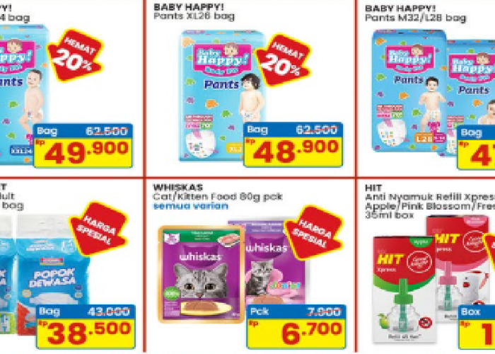 Promo Indomaret Hari Ini 4 Maret 2026, Minyak Rp 36.400, Syrup Rp 8.700, Popok Bayi Rp 42.500