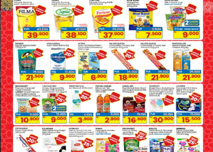 Hemat 25% Minggu Ini! Minyak Goreng 2L Rp 37.900 di Promo Indomaret Terbaru Berakhir 11 Maret 2026