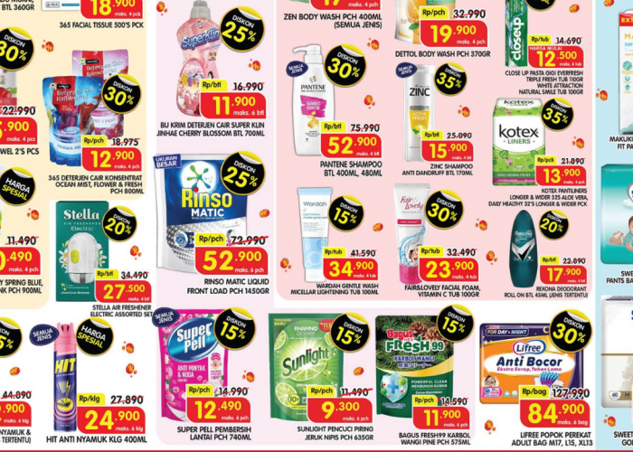 Belanja Akhir Pekan Jadi Lebih Murah dengan Promo JSM Superindo, Cek Itemnya di Sini!
