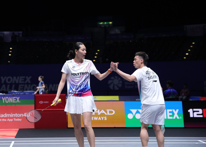 Gloria Widjaja/Terry Hee Paksa Unggulan 1 China Main Rubber Game di All England 2026