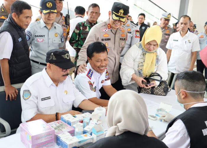 Edo Pimpin Ramp Check Armada Lebaran bersama Polres Ciko