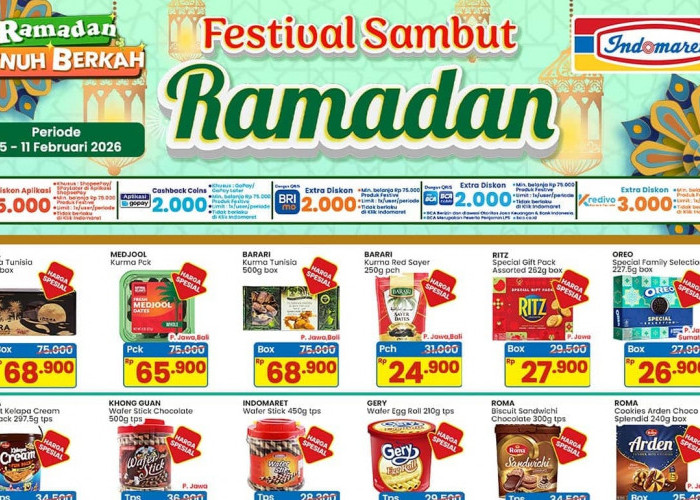 Promo JSM Indomaret Periode 7-11 Februari 2026: Festival Sambut Ramadhan