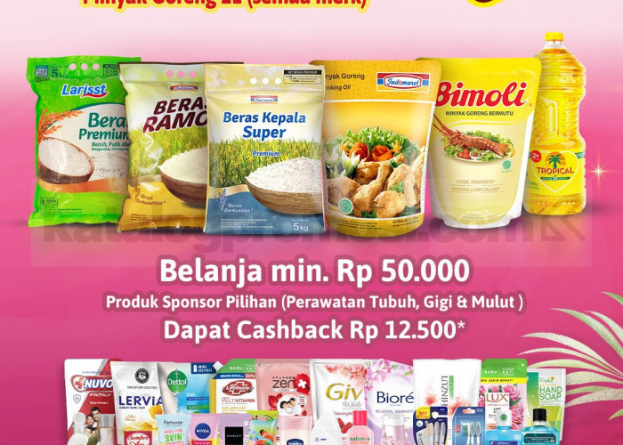 Promo Indomaret Hari Ini 28 April: Belanja Irit Pakai Kartu Kredit dan Debit, Beras 5kg Cuma Rp70 Ribuan!