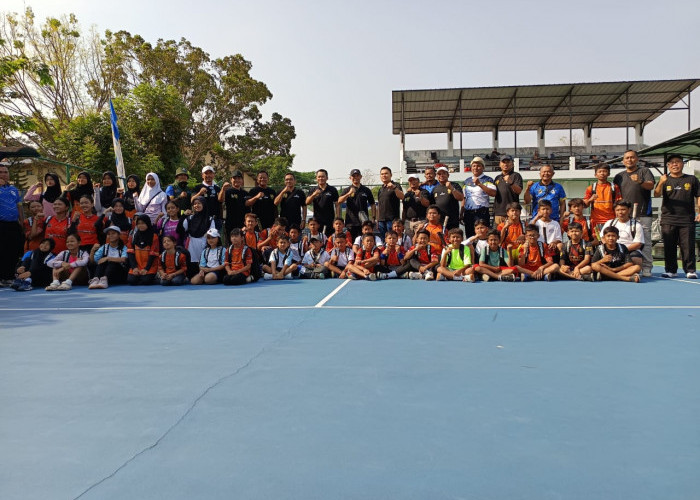 Buka Kejuaraan Tenis Junior Pelti Cup III 2024, Pj Bupati Minta Atlet Meniru Perjuangan Serena Williams