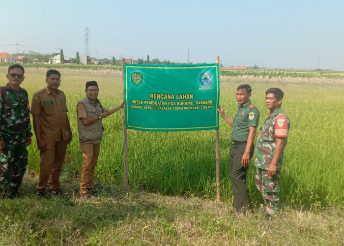 Pos Koramil Siap Dibangun di Daerah Rawan Kejahatan di Desa Gebang Kulon