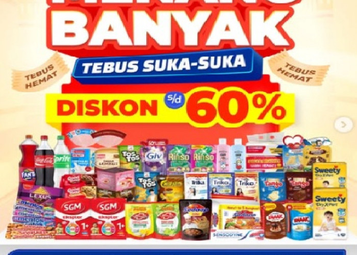 Diskon 60%! Untung Banyak Tebus Murah di Promo Alfamart Terbaru Periode hingga 30 April 2026