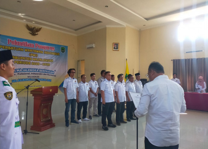 PWI Majalengka Dilantik dengan Komitmen Sosial dan Pariwisata, Bupati Beri Apresiasi