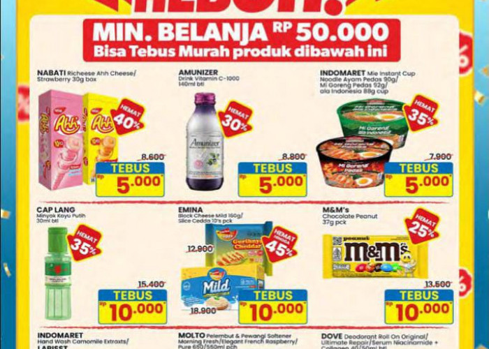 Promo Tebus Murah Indomaret Terbaru Hari Ini, Minyak Goreng dan Beras Harga Spesial!