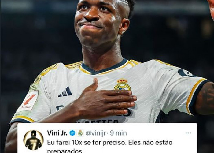  Makna di Balik Unggahan Vinicius Junior Pasca Ballon d'Or 2024