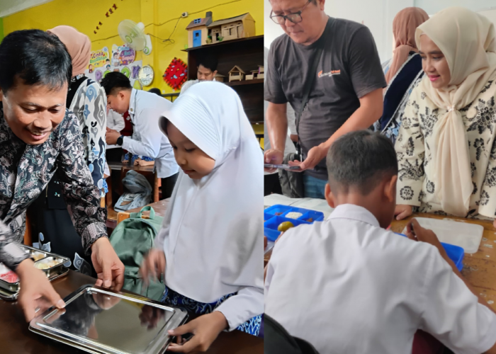 Effendi Edo dan Siti Farida Rosmawati Ikut Monitoring Makan Bergizi Gratis di Kota Cirebon