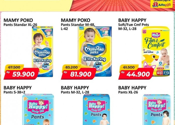 Promo Alfamart GANTUNG 1-6 September 2026: Diskon Minyak, Popok Bayi Mulai Rp 11.300 dan Kebutuhan Rumah!