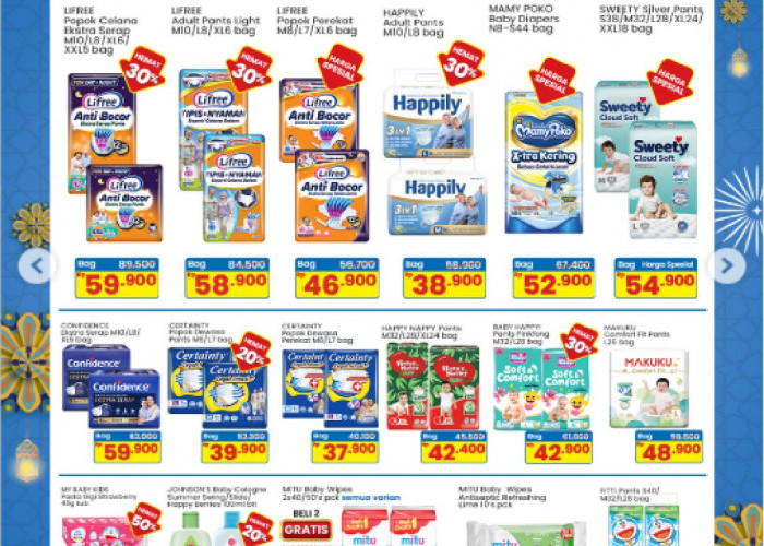 Kebutuhan Anak dan Ibu Diskon Sampai 50%: Promo Indomaret Minggu Ini Periode 5 - 18 Maret 2026
