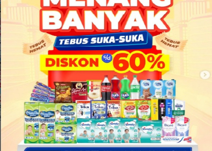 Tebus Hemat Menang Banyak! Promo Alfamart Terbaru Periode 1 hingga 15 April 2026, Diskon 60%
