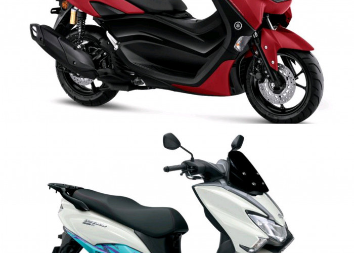 Suzuki Burgman 150 vs Yamaha NMAX 155: Duel Sengit Skutik Maxi Kelas Menengah