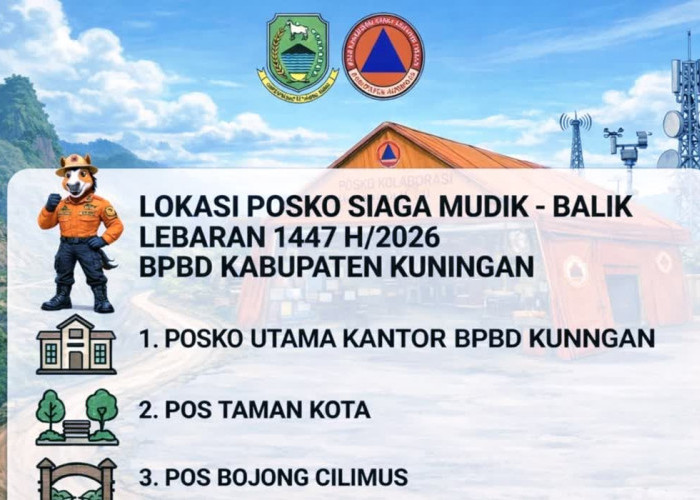 BPBD Kuningan Siagakan Posko Mudik Lebaran 2026, Waspadai Jalur Rawan Bencana
