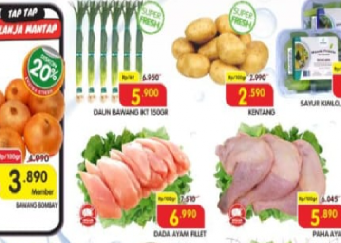 Promo Superindo Pekan Ini, 12-15 Maret 2026, Melon Rp 1.990 dan Ikan Tongkol Rp 5.090 per 100 gram