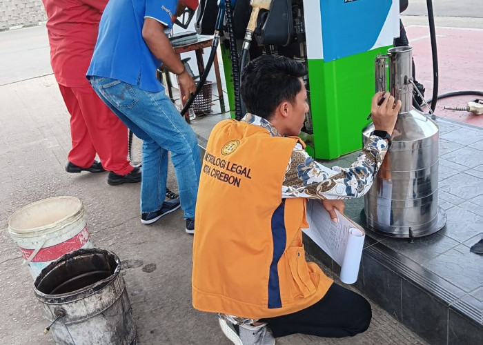 DKUKMPP Kota Cirebon  Pastikan Keakuratan Alat Ukur di SPBU dan Pasar