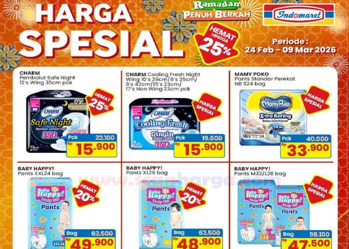 Banting Harga! Promo Diapers Indomaret Berakhir Besok: Baby Happy Hanya Rp 47.500, Mamy Poko Rp 33.900