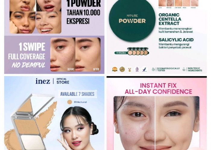 Tampak Lebih Halus: 5 Rekomendasi Merk Bedak yang Bisa Menutupi Flek Hitam di Wajah, Luxcrime hingga Inez