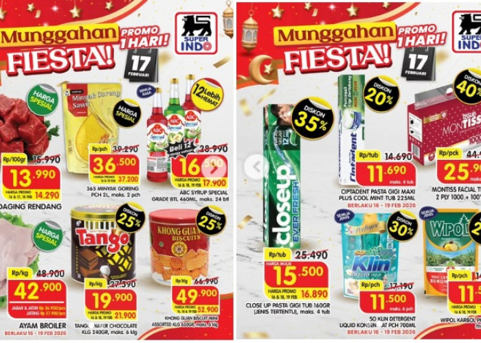 Hanya 1 Hari, Edisi Ramadhan Munggahan, Daging Rp 13.900 hingga Minyak Goreng Rp 36.500 di Promo Superindo