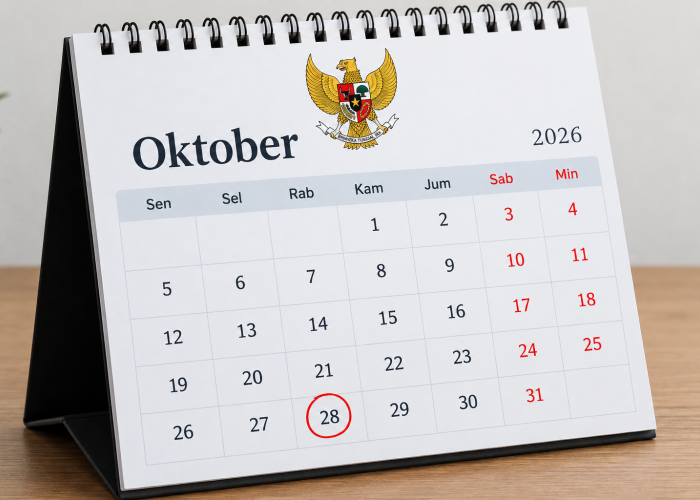 Hari Sumpah Pemuda 28 Oktober 2026 Apakah Libur Nasional? Simak Aturan SKB 3 Menteri