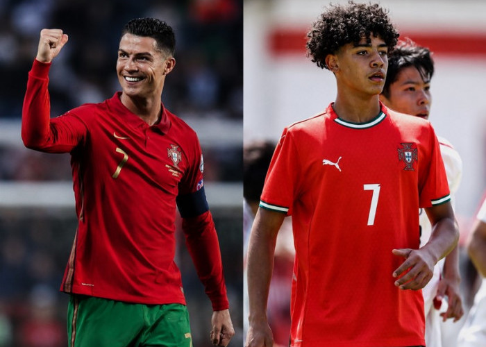 Cristiano Ronaldo Jr Berpeluang Satu Tim dengan Sang Ayah di Piala Dunia 2030