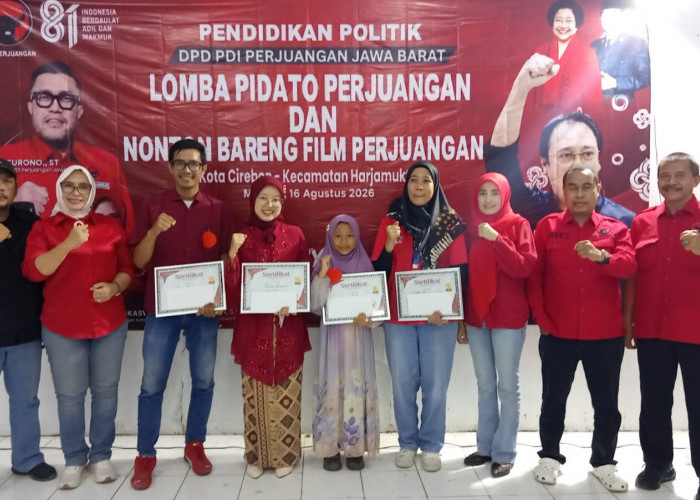 PAC PDIP Harjamukti Rayakan HUT RI Bersama Masyarakat, Ada Lomba Orasi hingga Hafalan UUD 1945