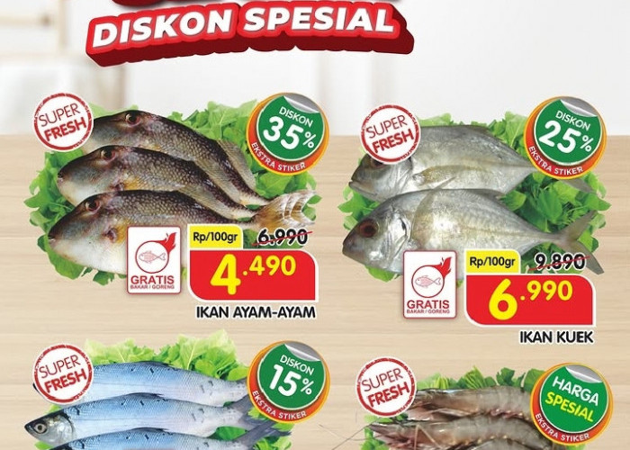 Katalog Promo Superindo Terbaru: Pear Singo Hanya Rp3.990 dan Ikan Segar Diskon hingga 35%!