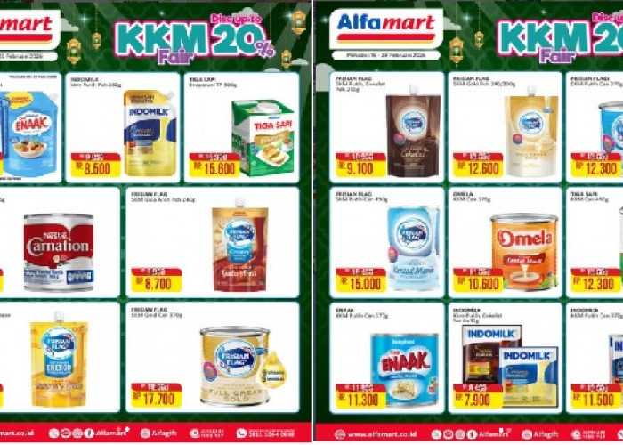 Krimer Kental Manis (KKM) Fair Diskon 20% Omela, hingga Indomilk di Promo Alfamart Hari Ini - 28 Februari 2026