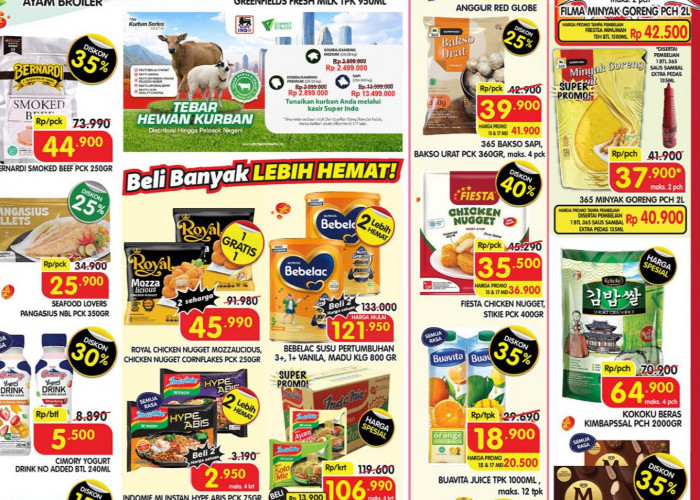 Promo JSM Superindo 15-17 Mei 2026: Minyak Goreng Filma 2L Cuma Rp38.000