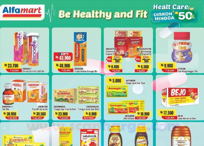 Katalog Promo Alfamart 1-15 Maret 2026: Stok Vitamin & Obat Turun Harga, Imboost Effervescent Cuma Rp 23 Ribua