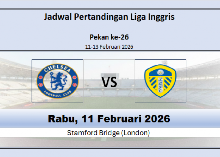 Kapan Jadwal Chelsea vs Leeds, Head to Head Dikuasai Leeds, Akankah Lima Kemenangan Beruntun Bagi Chelsea?